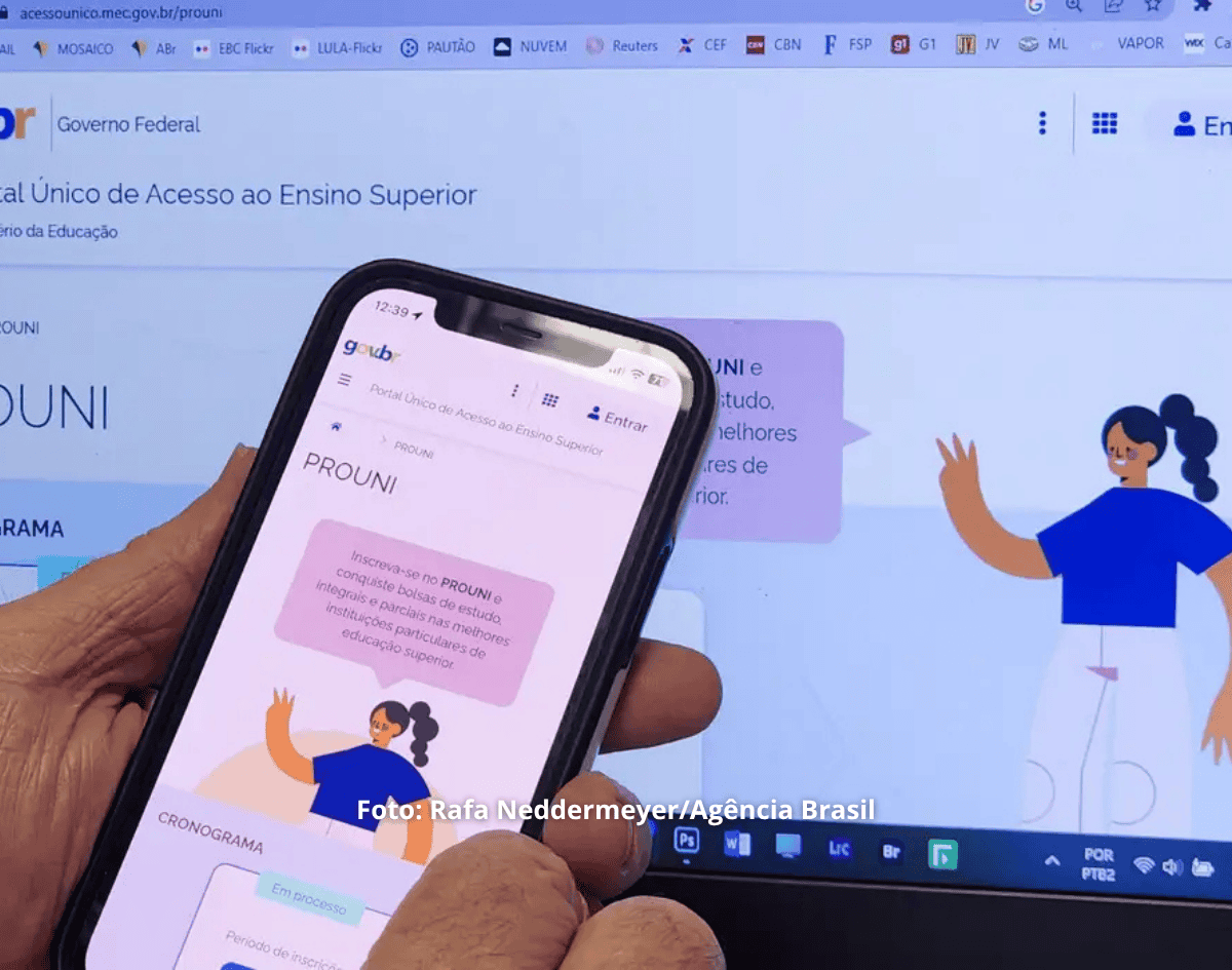 MEC divulga lista de espera do Prouni para bolsas do ensino superior 
