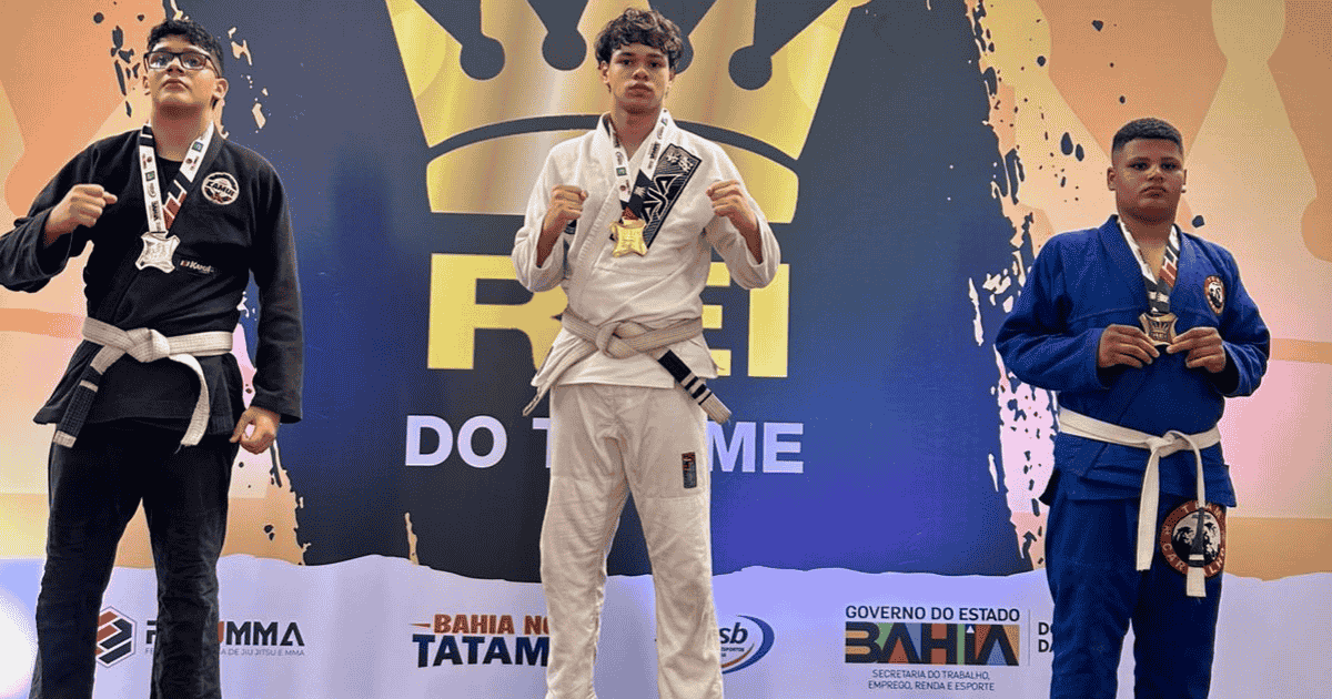 Jovem de Castelo Branco conquista ouro no Rei do Tatame e se destaca no Jiu-jitsu