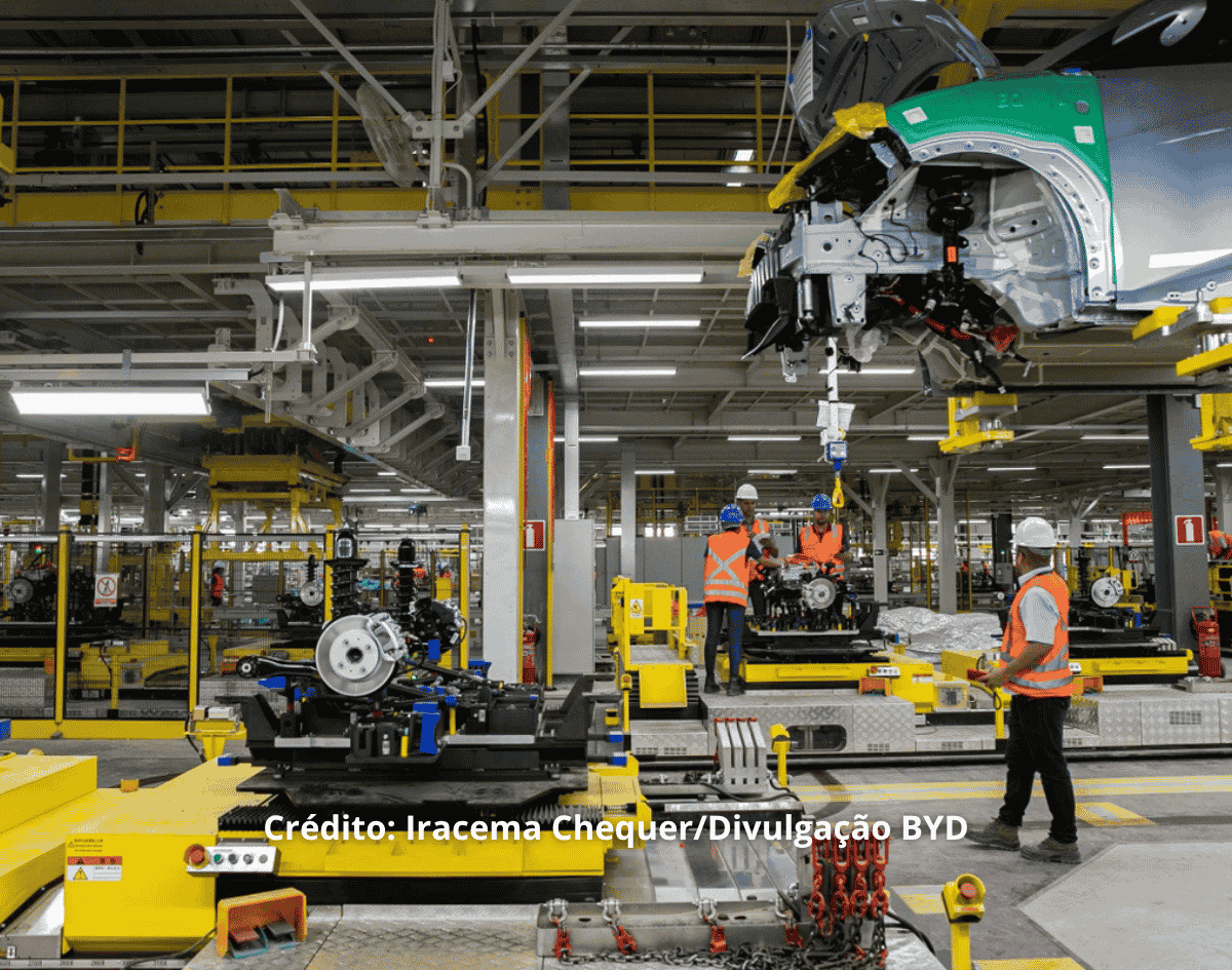 BYD anuncia mais de 1,6 mil oportunidades de emprego para nova fábrica na Bahia 