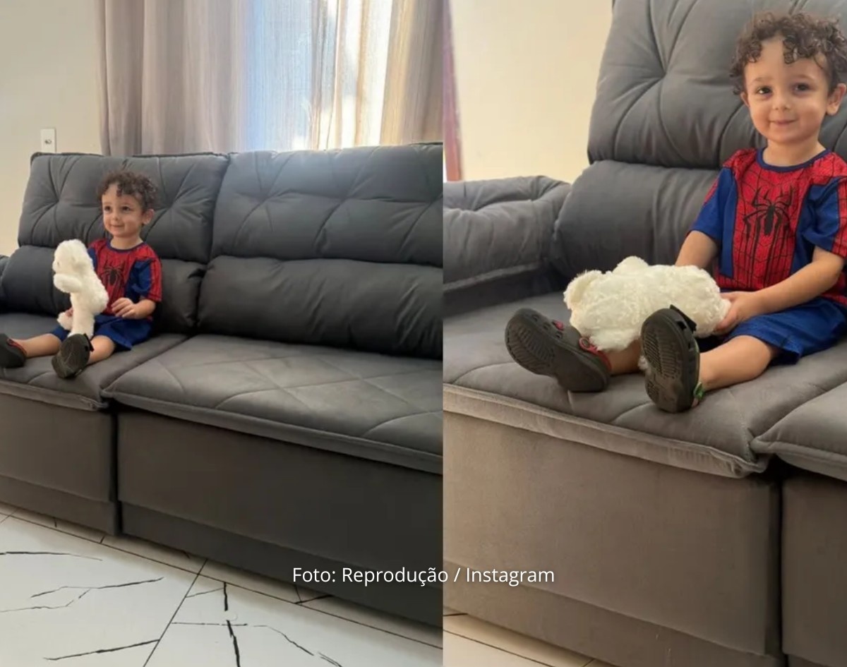 Criança de 2 anos compra sofá parcelado em 10x e família só fica sabendo na entrega 