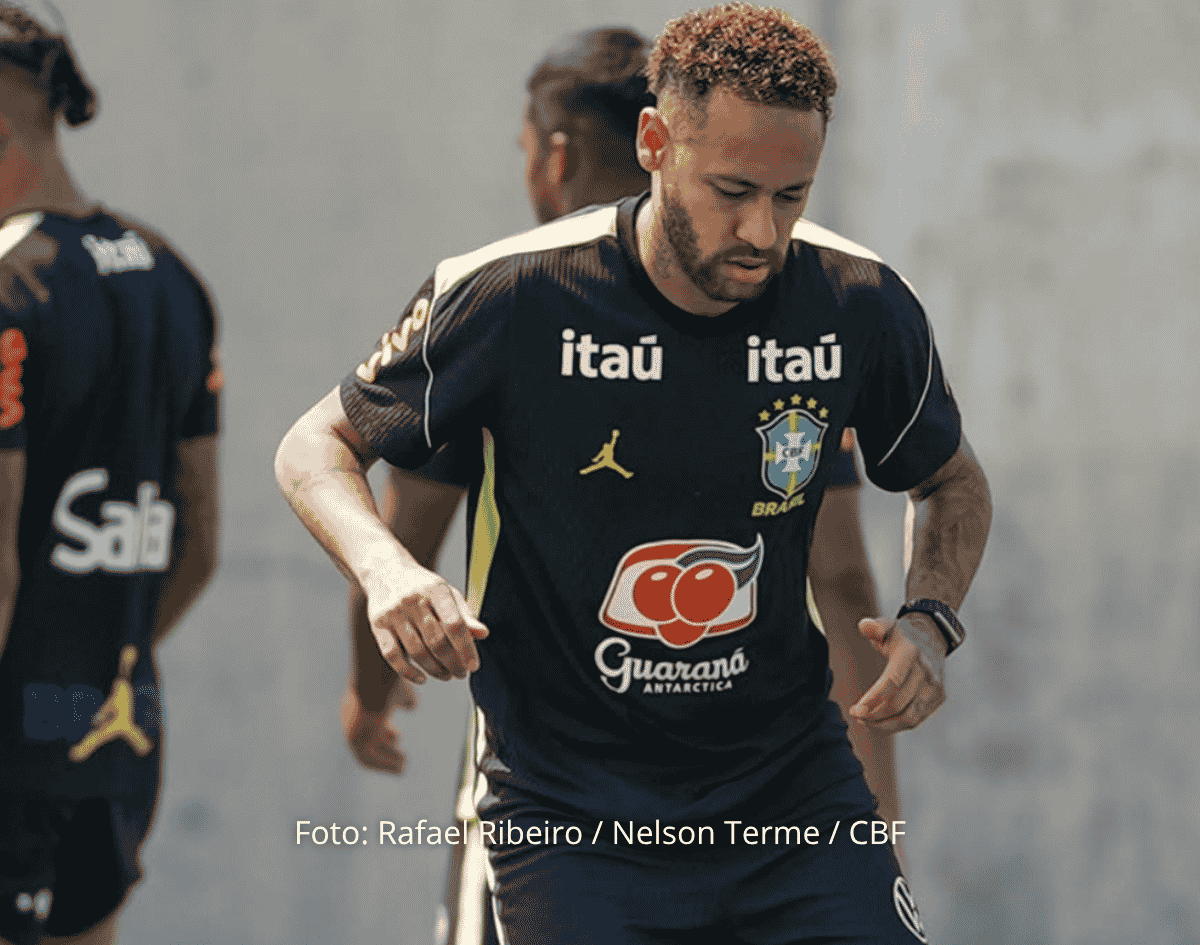 Neymar está fora do jogo contra o Haiti amanhã(19)