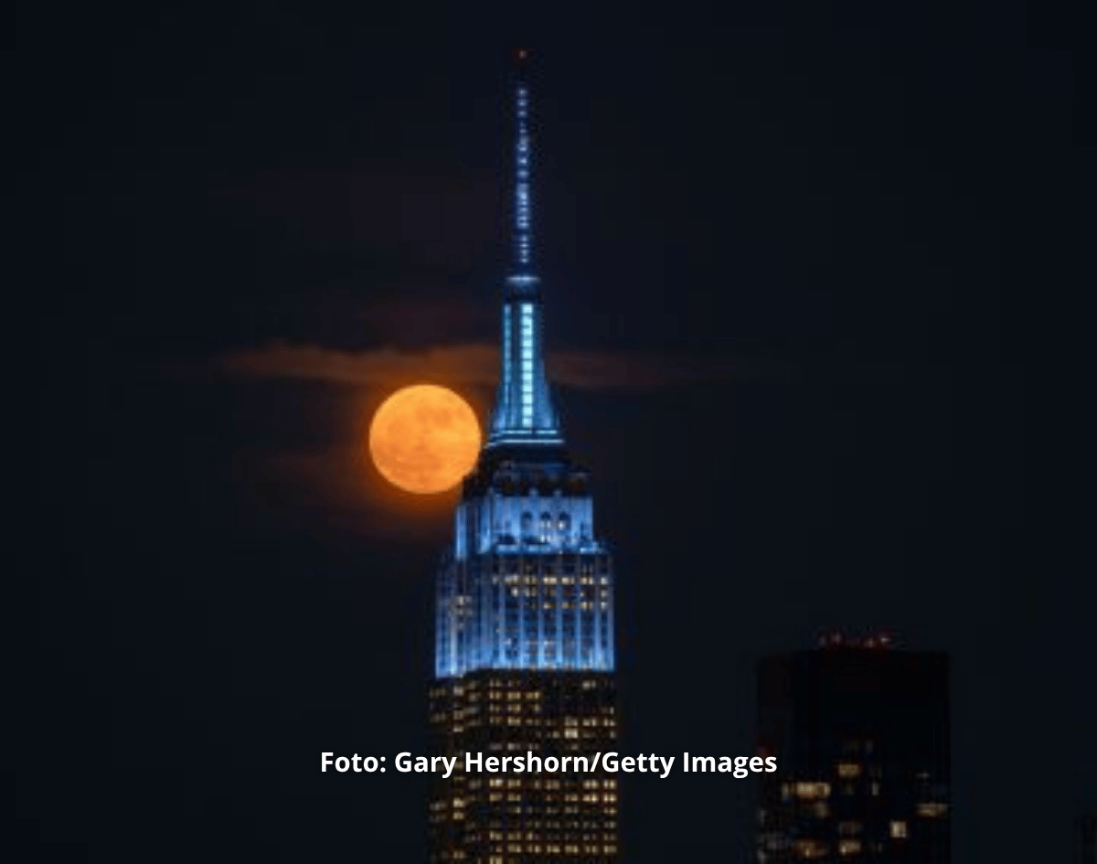 Céu desta segunda-feira (29) será iluminado pela Lua Cheia de Morango 