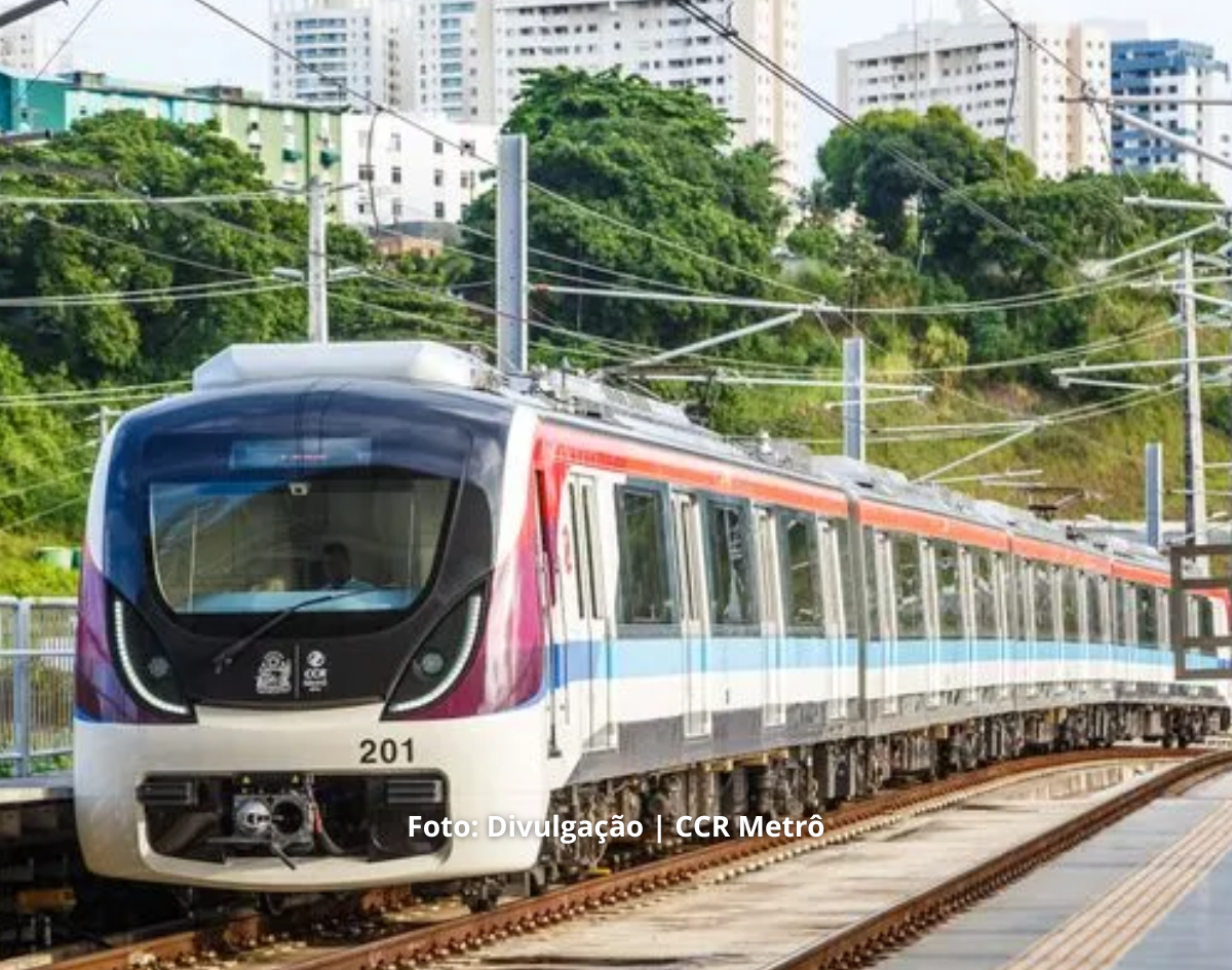 Metrô de Salvador receberá 10 novos trens após compra oficializada pelo governo 