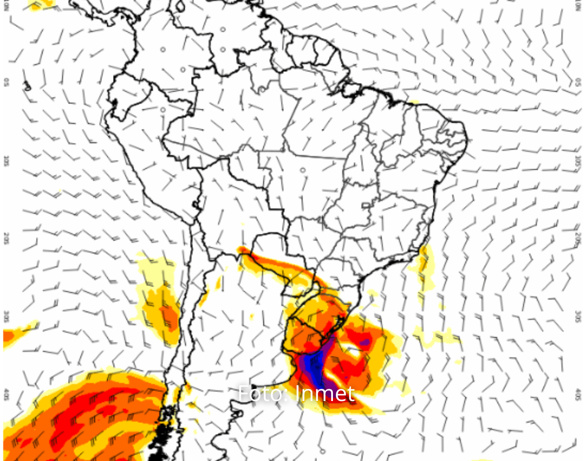 Ciclone bomba pode se formar e colocar parte do Brasil em alerta, diz Inmet 