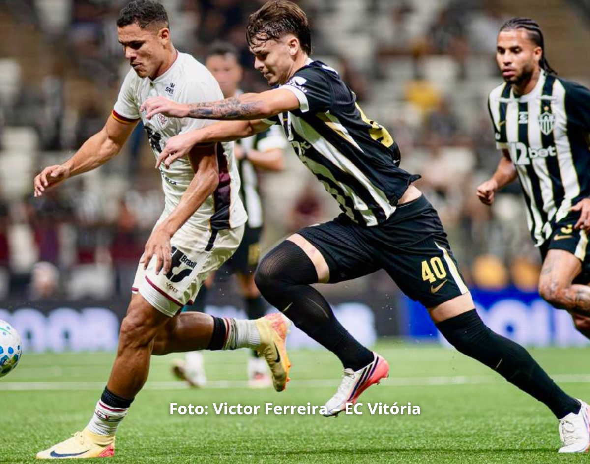 Vitória perde para o Atlético Mineiro e segue sem vencer fora de casa 