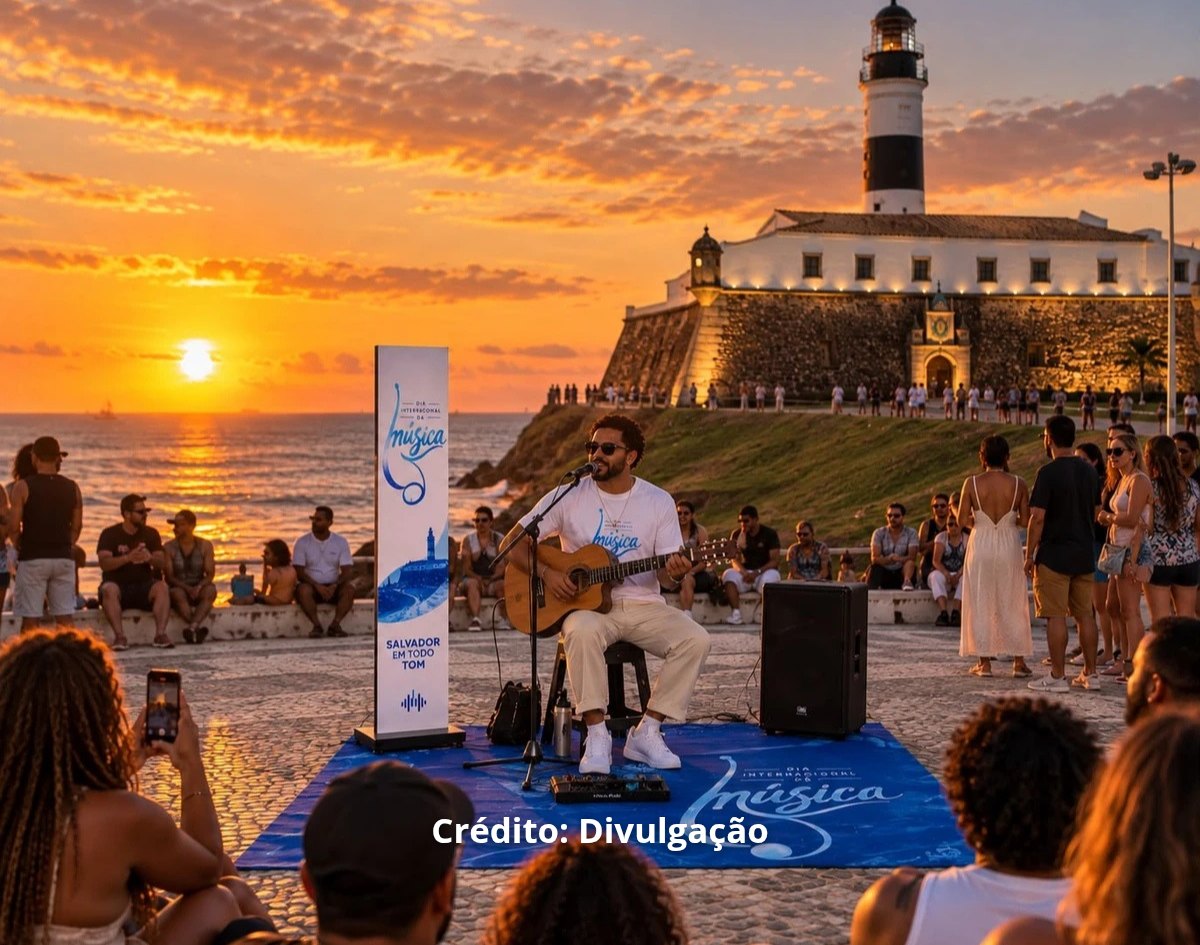 Salvador terá shows gratuitos em vários pontos da cidade no Dia Internacional da Música