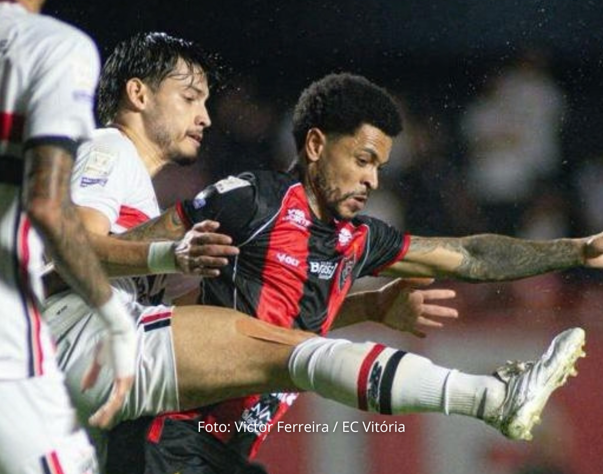 Vitória perde para o São Paulo em jogo equilibrado no Morumbis