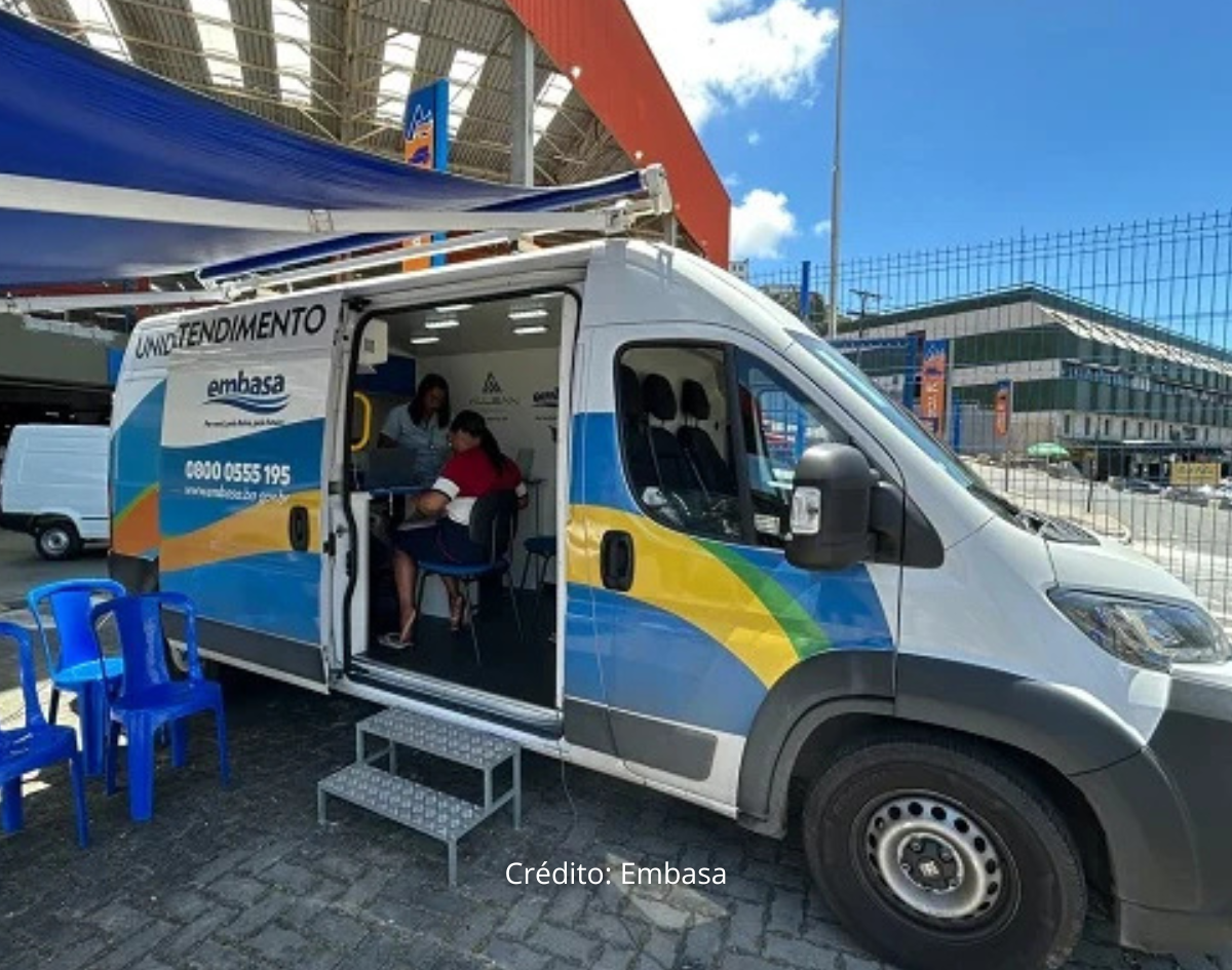 Embasa leva atendimento móvel aos bairros de São Rafael e Calçada, em Salvador 