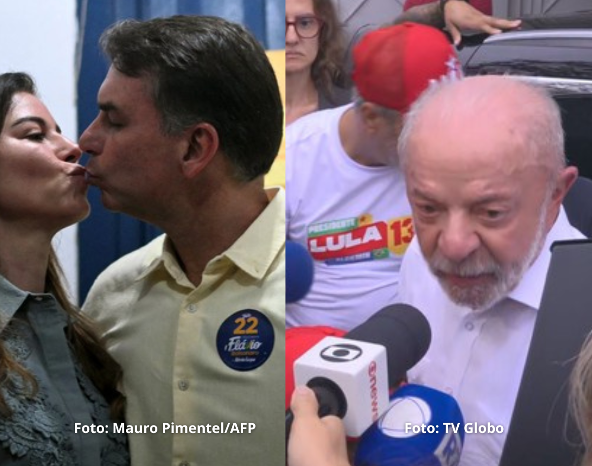 Lula destaca mobilização popular, enquanto Flávio Bolsonaro defende mudança no país; candidatos votaram pela manhã
