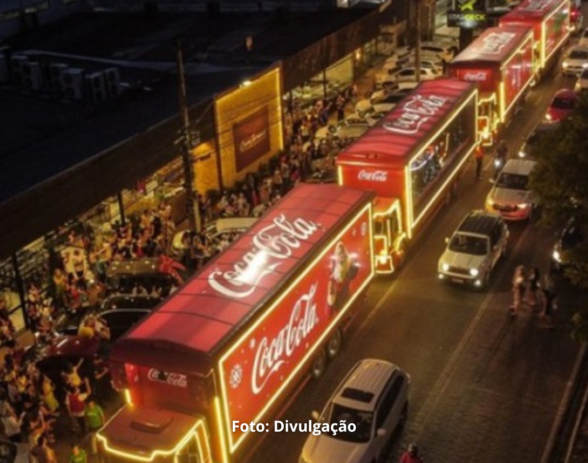 Caravana de Natal da Coca-Cola passará por sete cidades da Bahia em dezembro 