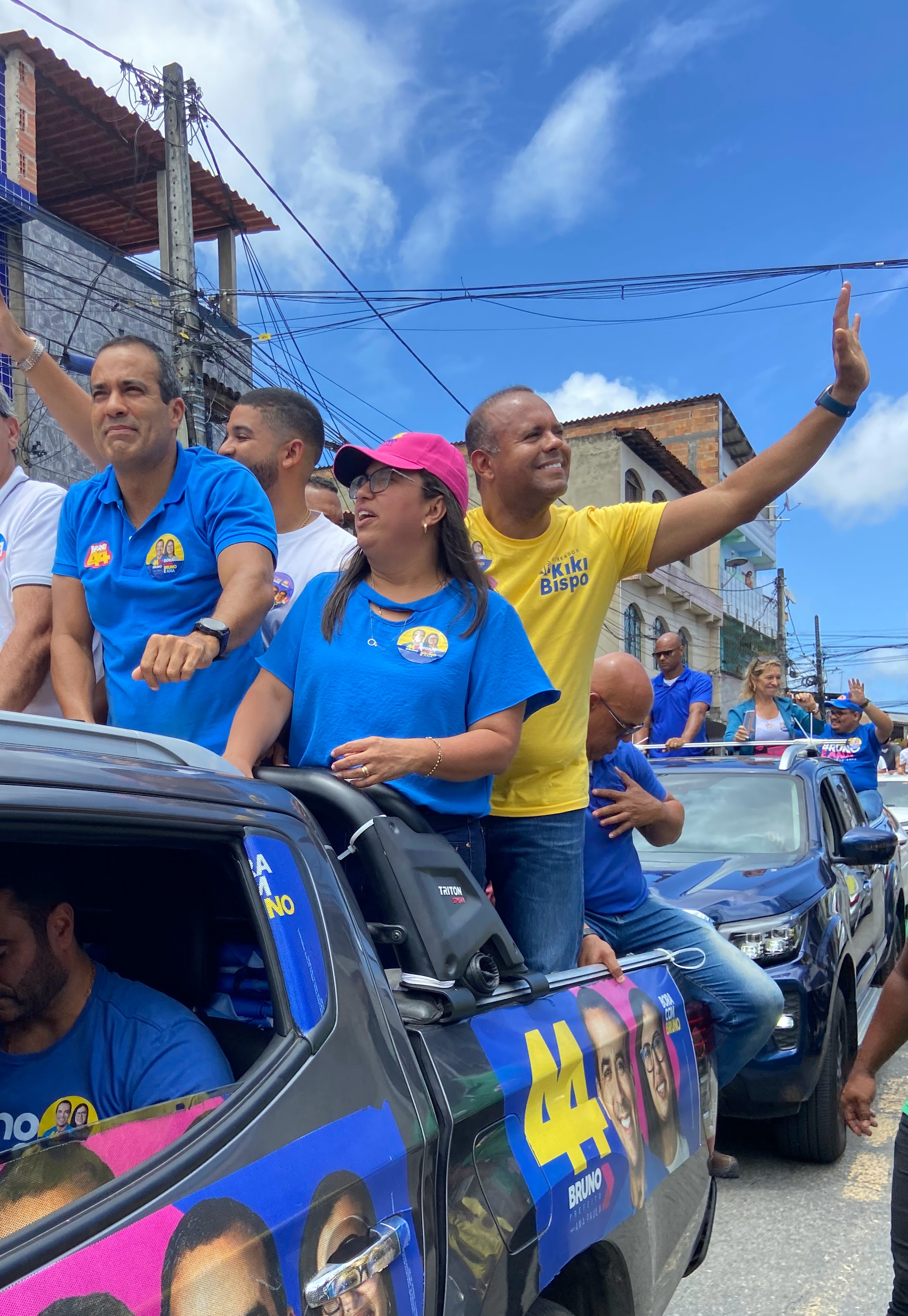 Carreata em Castelo Branco reforça liderança de Kiki Bispo ao lado de Bruno Reis e Ana Paula Matos