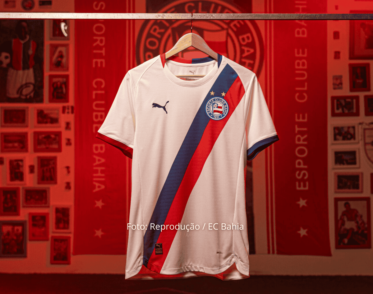 Bahia apresenta novo uniforme 1 para a temporada atual